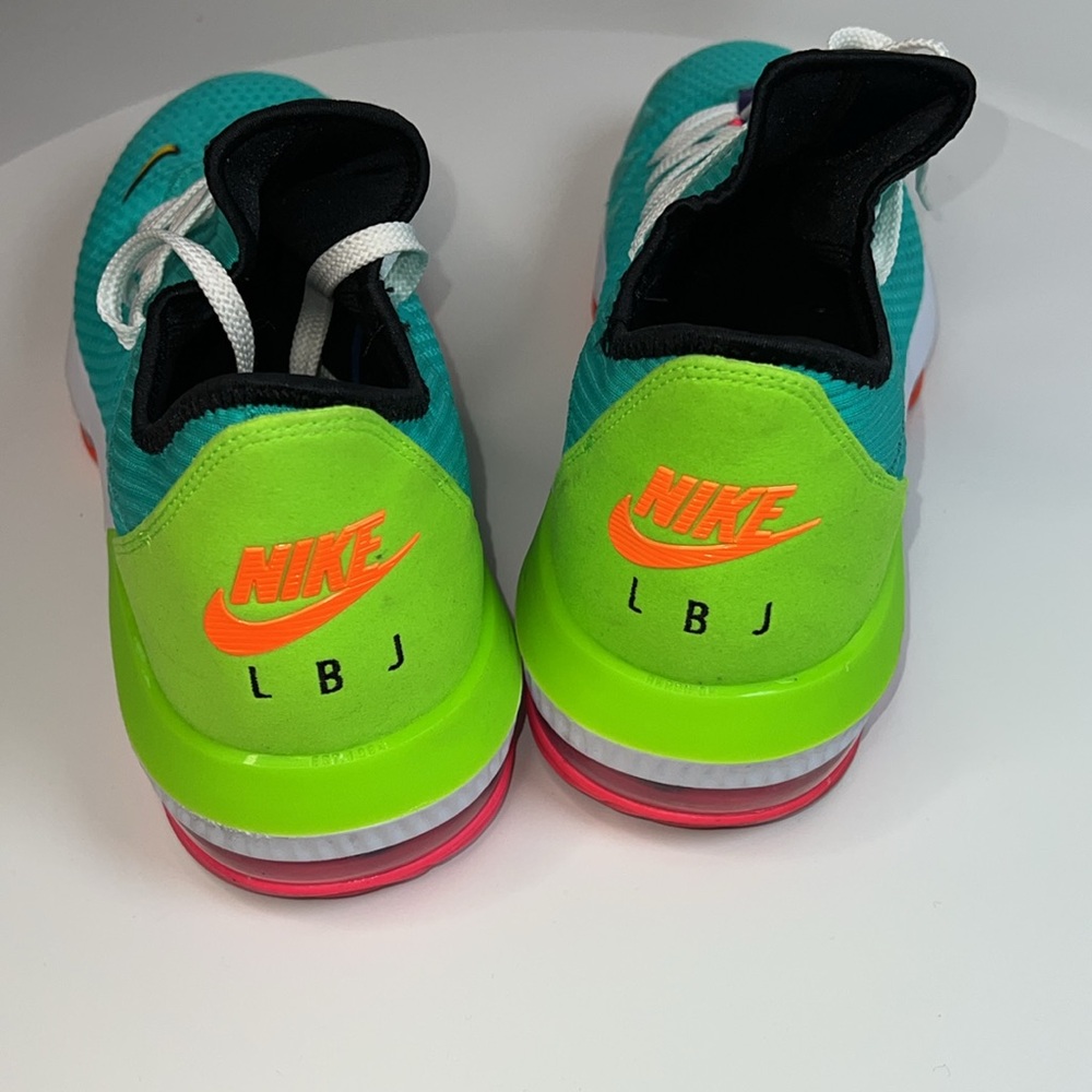 🌟NWT MENS NIKE LEBRON XVI 16 LOW AIR MAX TRAINER CI2668 HYPER JADE SIZE 13 - Picture 13 of 14